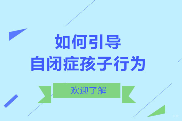自闭症儿童行为引导黄金法则与干预课程全解析