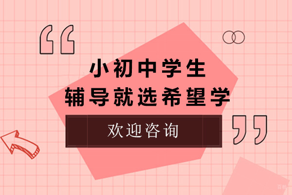 青岛希望学小初辅导特色解析