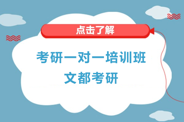 上海考研一对一培训班-考研一对一培训机构