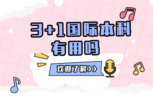 3+1国际本科有用吗-体现在哪些方面