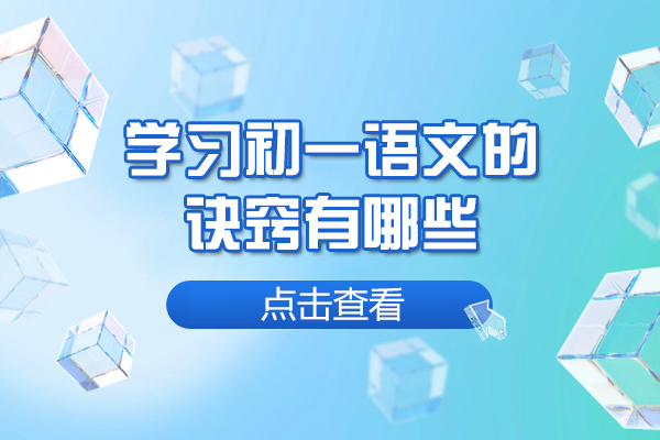 烟台学习初一语文的诀窍有哪些-如何学习初一语文