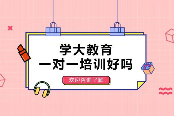 上海学大教育一对一培训好吗