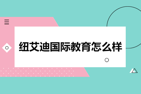 武汉纽艾迪国际教育怎么样