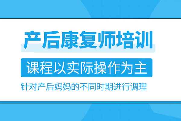 北京产后恢复师培训课程