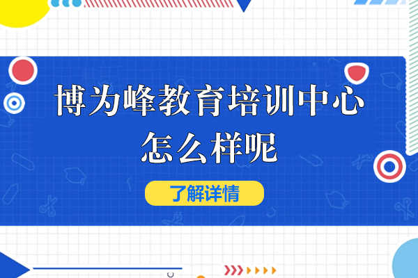 上海博为峰教育培训中心怎么样-是做什么的