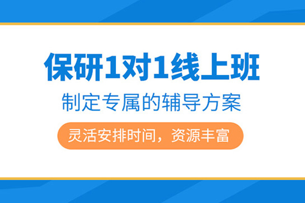 北京保研一对一培训班