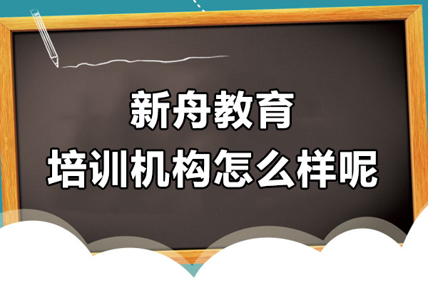 上海新舟教育培训机构怎么样呢