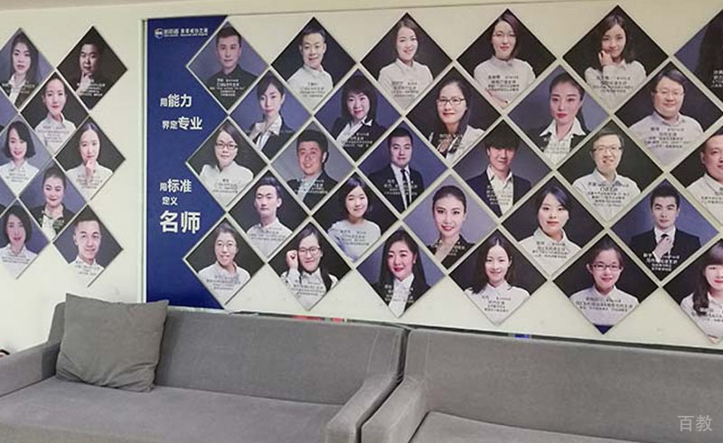 新航道师资墙