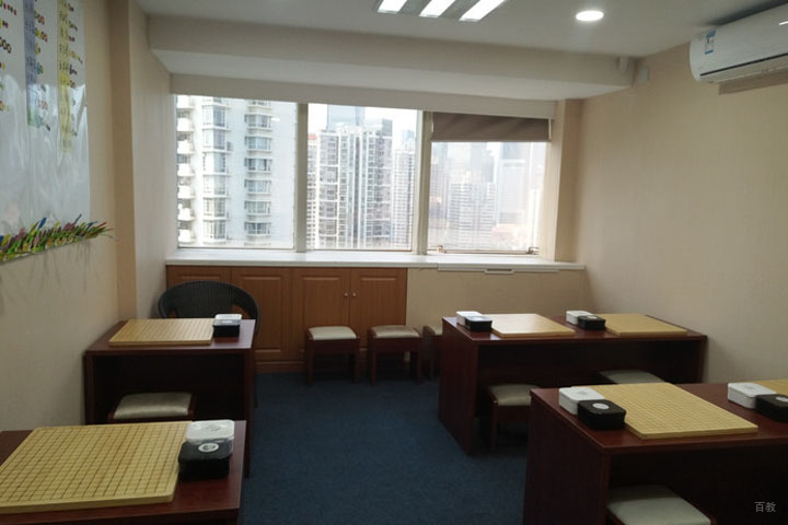 上海同雅堂的围棋培训室