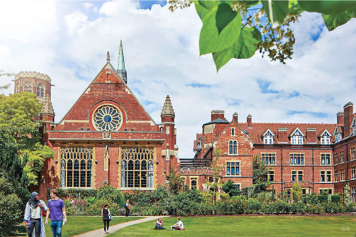 英国剑桥大学哈默顿学院校区环境