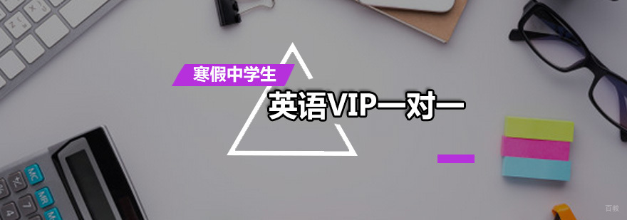 寒假中学生英语VIP一对一
