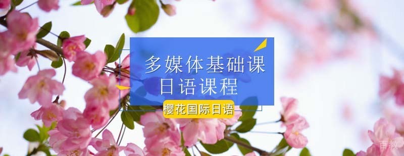 多媒体基础课_樱花日语多媒体课程_日语基础培训
