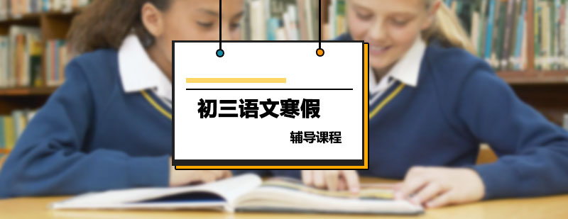 初中語文課程_初中如何學好語文 初三語文輔導,語文寒假培訓課程