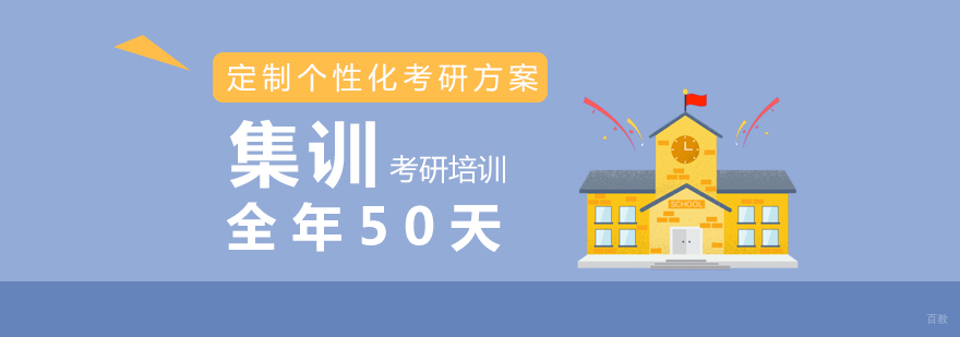 考研集训课程体系
