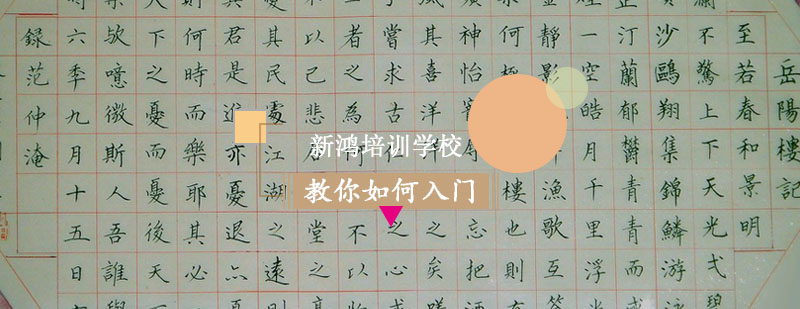 硬笔书法——教你如何入门！