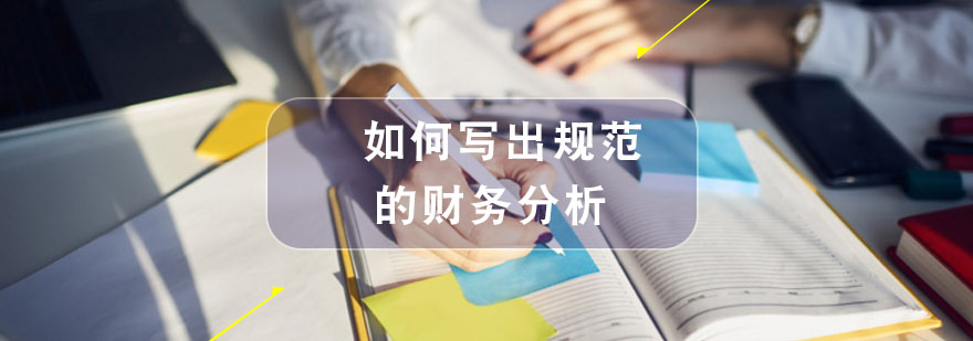 如何写出规范的财务分析