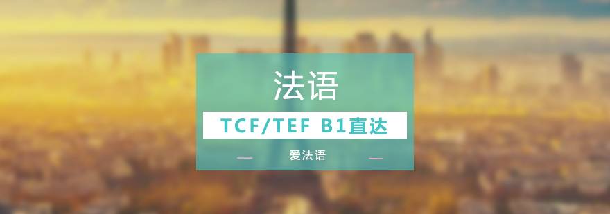 法语TCF/TEFB1考试直达课程-上海爱法语课程咨询网站
