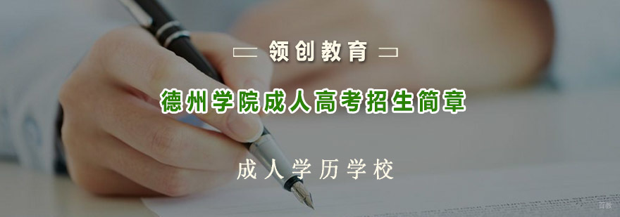 德州学院成人教育咨询入口