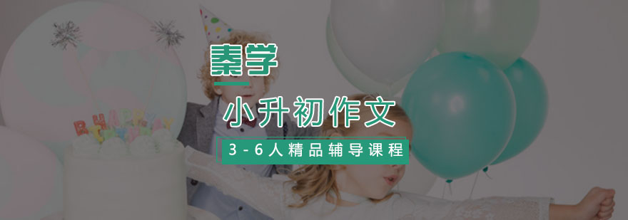 小学升学作文3-6人精品辅导课程