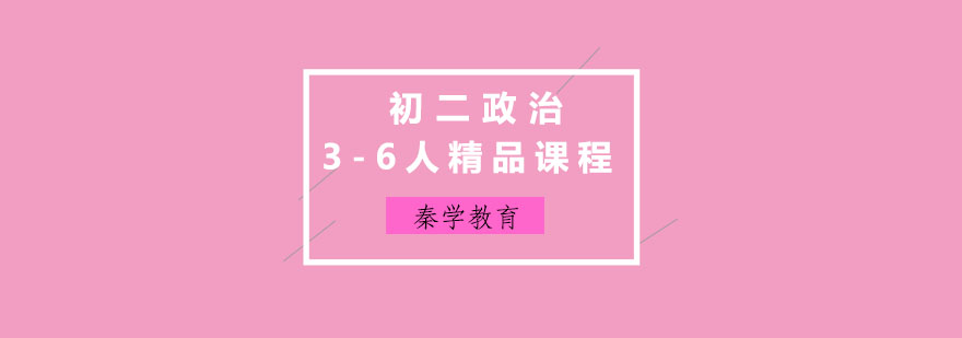 初二政治3-6人精品课程