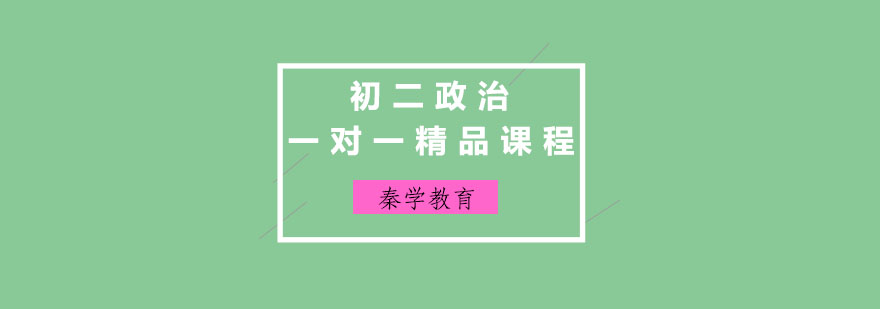 初二政治一对一精品课程