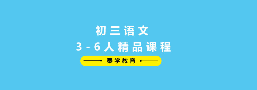 初三语文3-6人精品课程