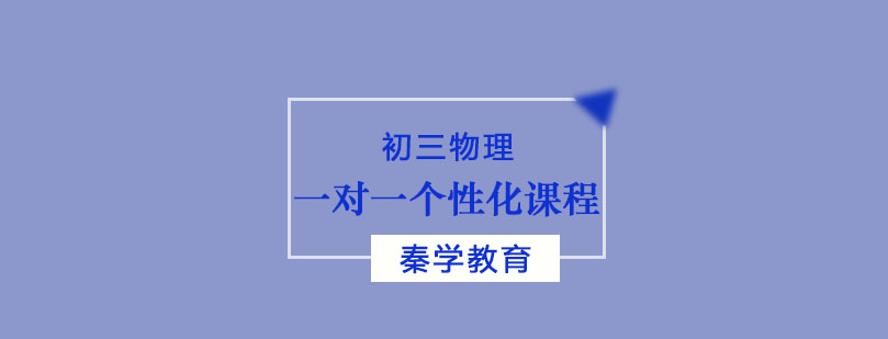 初三物理一对一个性化辅导课程