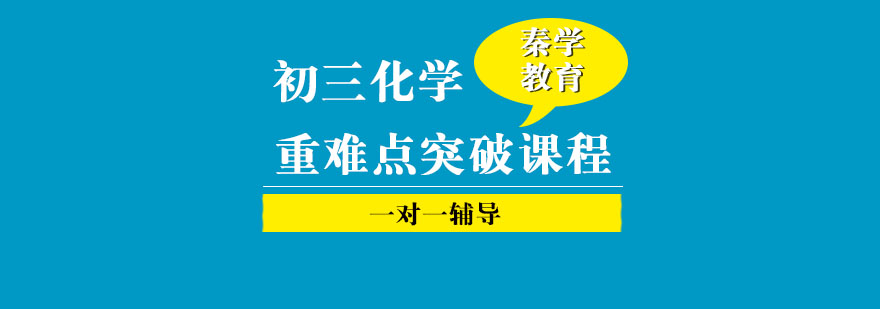 初三化学一对一重难点突破课程