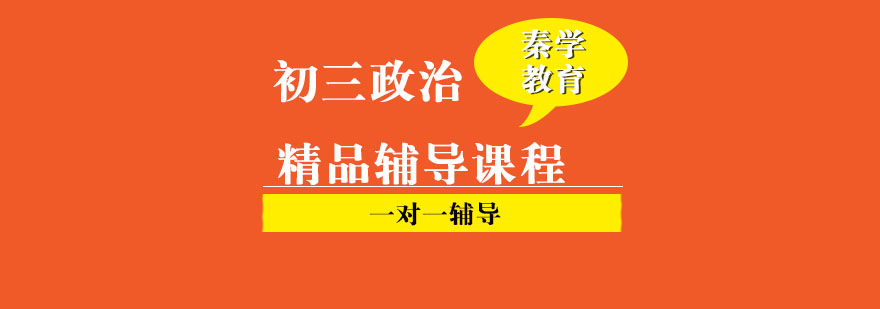 初三政治一对一精品辅导课程