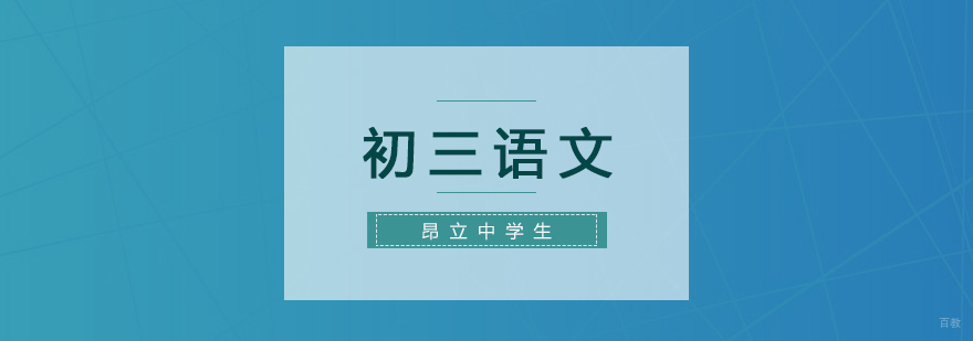 上海初三语文复习班