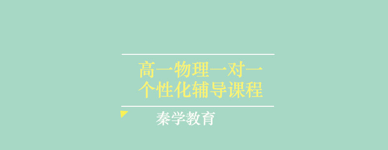 高一物理一对一个性化辅导课程