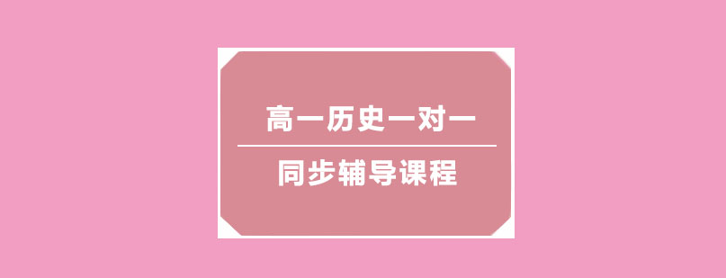 高一历史一对一同步辅导课程