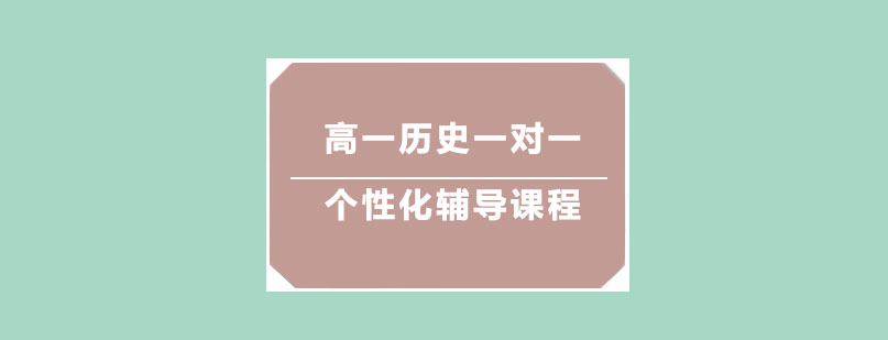 高一历史一对一个性化辅导课程
