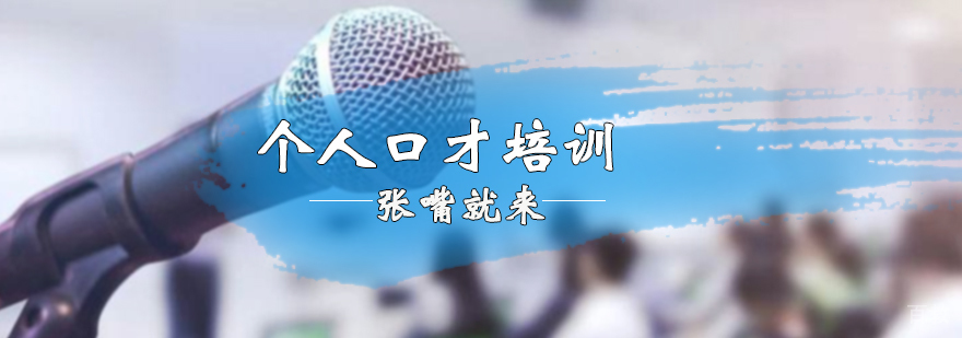 个人口才培训