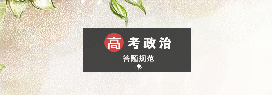 高考政治答题规范