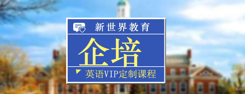 上海英语VIP企业定制课程