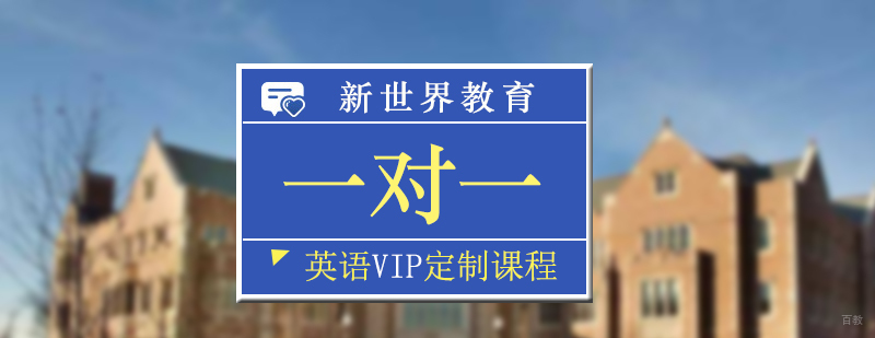 英语VIP一对一定制课程