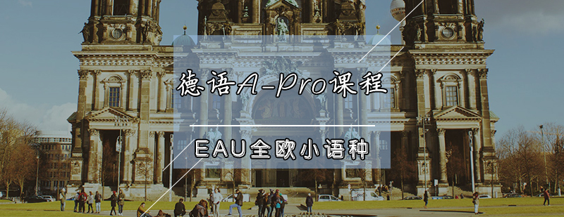 德语A-Pro课程