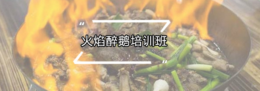 火焰醉鹅培训班