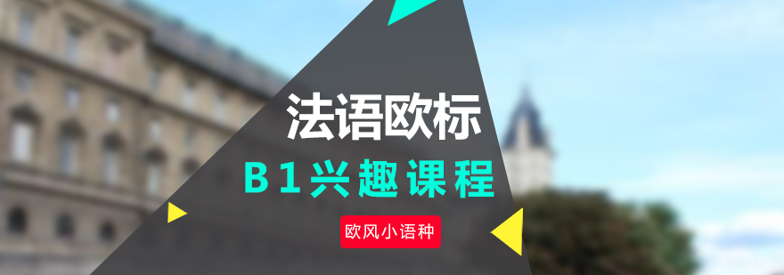 法语B1课程教学场景