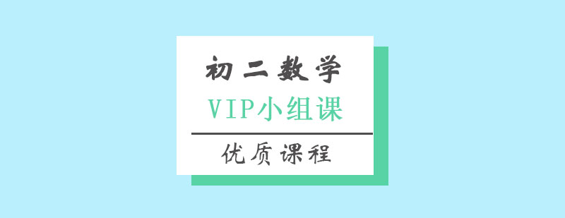 八年级数学VIP小组课