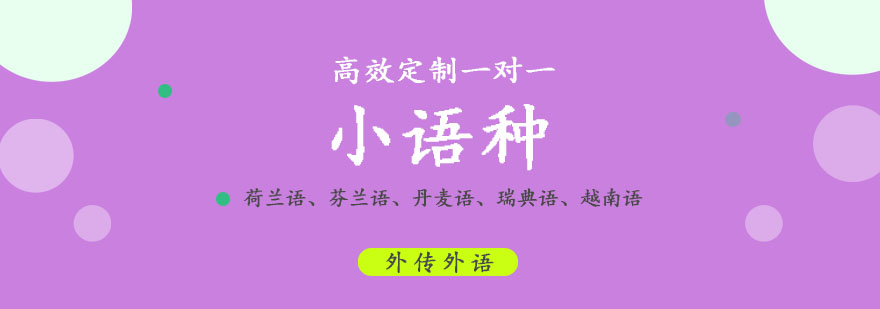 成都小语种纯外教培训一对一