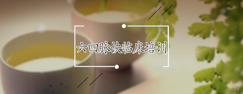 六四脉诀临床培训