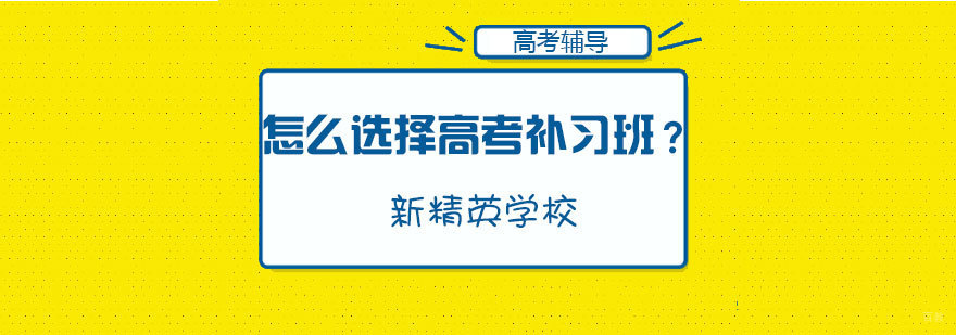 高考补习班选择标准 新精英学校教学特色