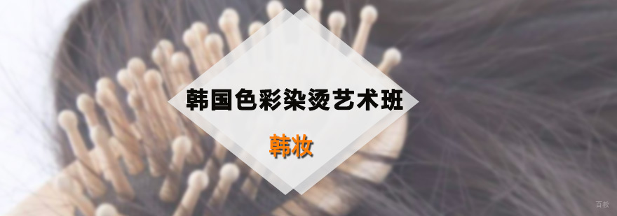 韩国色彩染烫艺术班