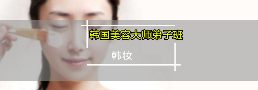 深圳韩国美容大师弟子班