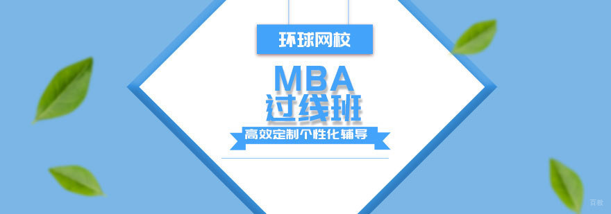 青岛MBA过线班课程体系-环球网校