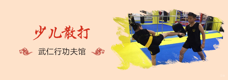 少儿散打对抗训练