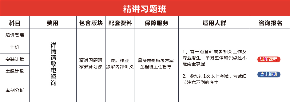 一级造价工程师培训