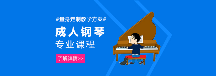 成人钢琴专业课程教学实景